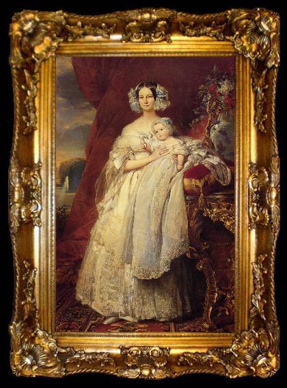 framed  Franz Xaver Winterhalter Helene Louise Elizabeth de Mecklembourg Schwerin, Duchess D